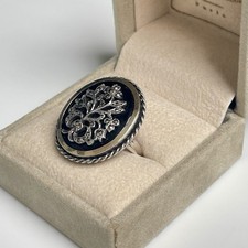 ANCIEN Bague Argent Marcassite