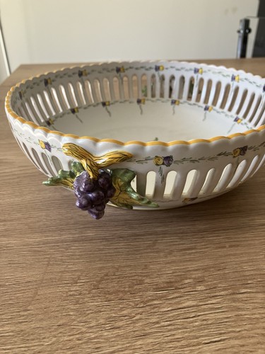 Coupe fruits faïence - fruits,