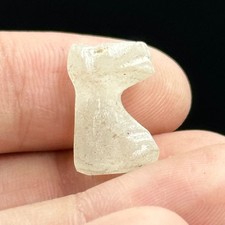 Pièce d'échecs romaine ancienne en cristal de qualité musée