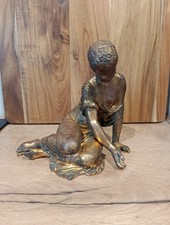 Statuette bronze joueuse - bronze, la