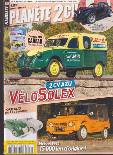 Planete 2cv 116 - n°116, azu
