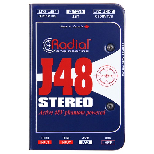Radial engineering j48 stereo - engineering,