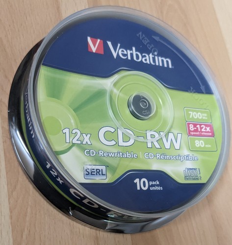 Cloche rw verbatim - de, cd-rw
