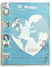 Partition vintage sheet music