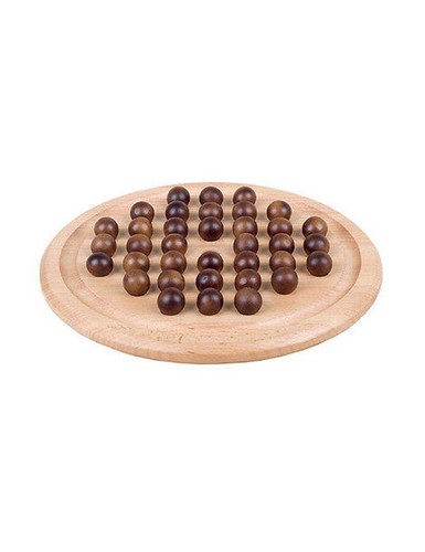 Solitaire hêtre billes bois