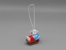 Décoration Noël - Ourson sur luge - Kinder DE86