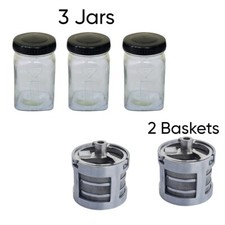 Set of 3 Watch Cleaning Jar &