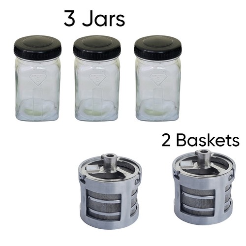 Set watch cleaning jar - watch,