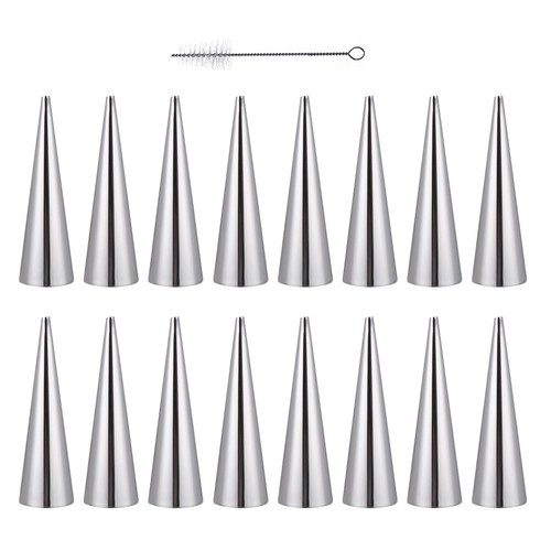 Pcs baking cone molds - 16,