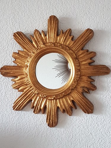 Ancien miroir soleil - ancien,
