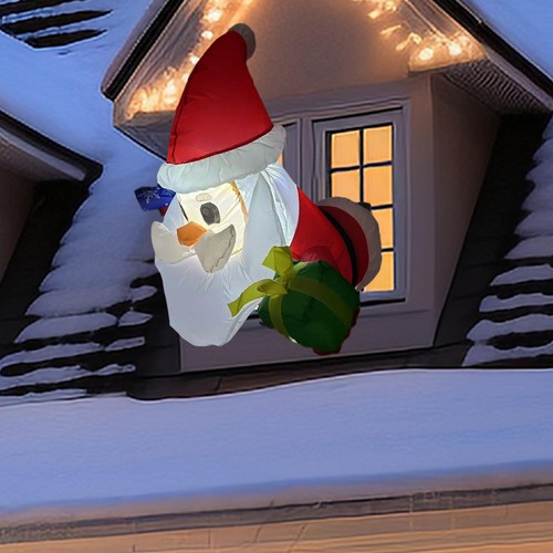 Père noël gonflable géant - père,