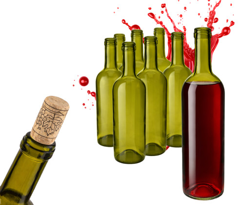 Bouteille vin 750 - bouteille,