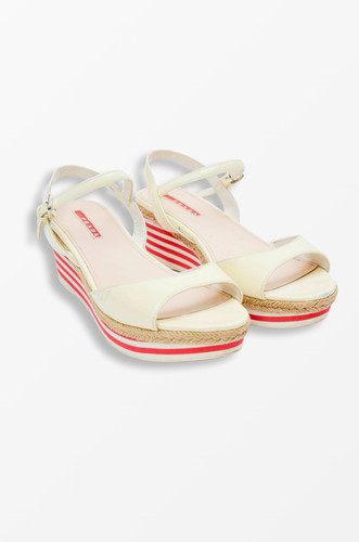 Sandales compensées prada - compensées,