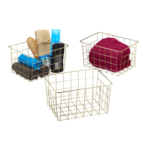 Panier metallique rangement