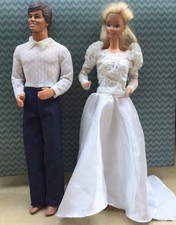 Vintage Mattel Barbie Et Ken Poupées Et Vêtements #4507 #9019 #7202 #2188 #7916