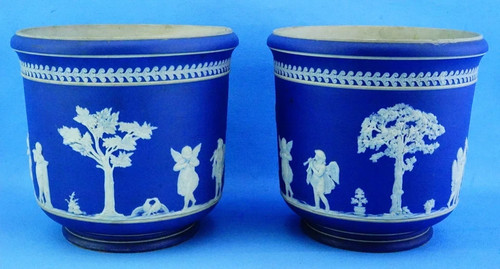 Paire vases cache pots - vases, cache-pots