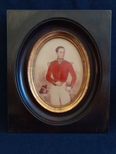 Portrait miniature d'un