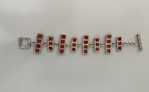 Bracelet moderniste émaux