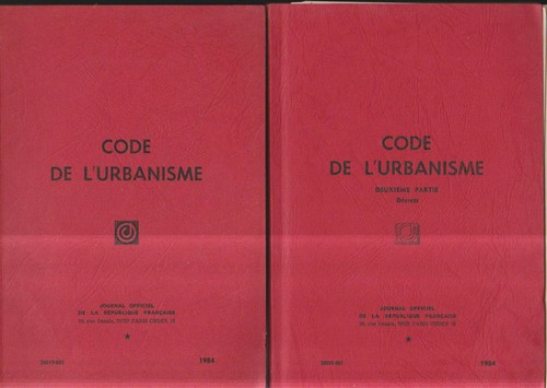 Code urbanisme annee 1984 - code,
