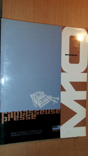 Someca presse ramasseuse m10 - ramasseuse,