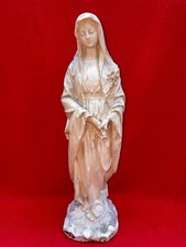 Statue Vierge Marie signée