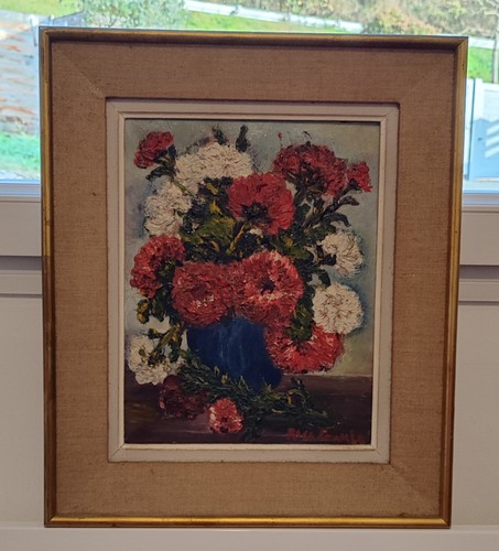 Peinture huile bouquet de - peinture, a