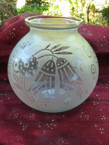 Important vase boule art déco - important,