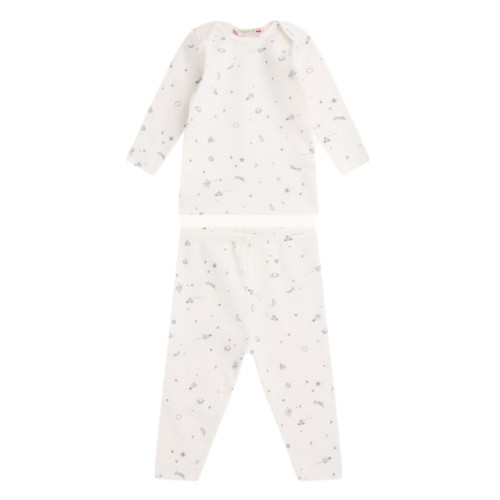 Bonpoint printed set white - bonpoint,