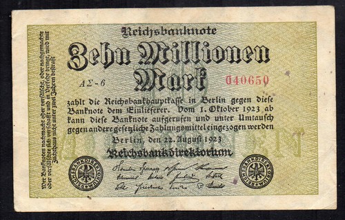 Ancien billet millions - de, 10