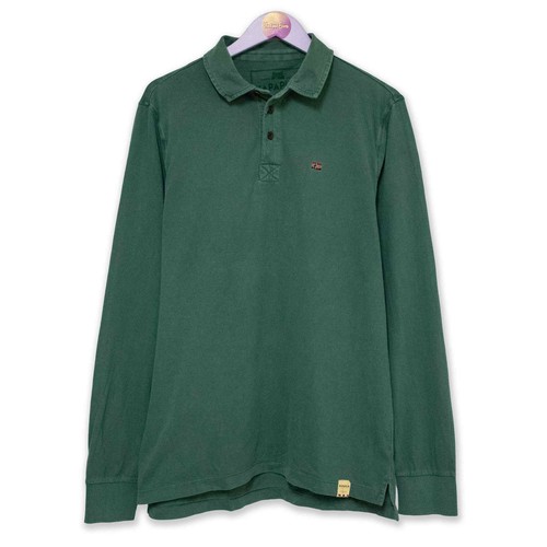 Polo napapijri vert - foncé, À