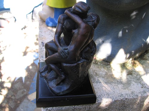 Statuette bronze baiser - bronze, le
