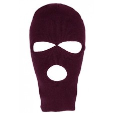 Cagoule Trois Trous Rouge