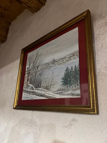Tableau peinture paysage