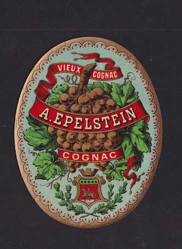 Ancienne étiquette glacée