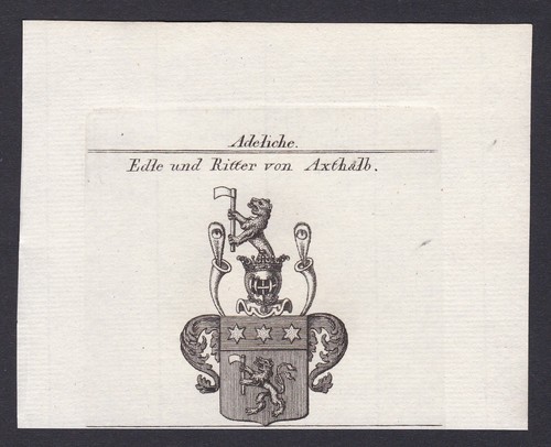 1820 axthalb chevalier blason - 1820,