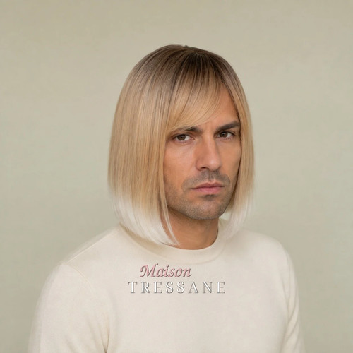 Perruque homme brun - 30,