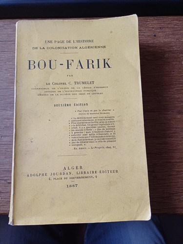 1887 bou farik colonel - bou,