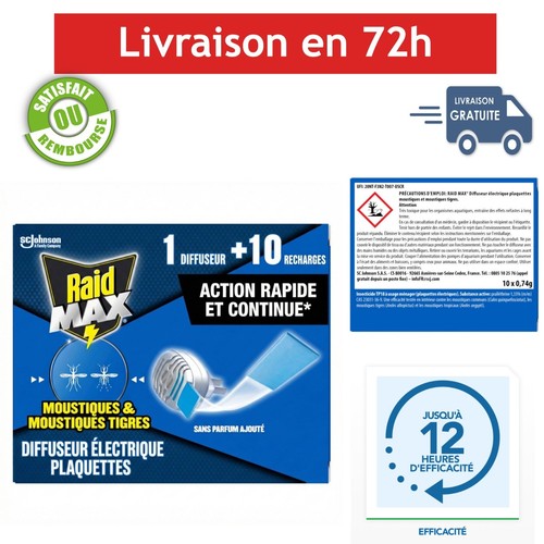 Raid max diffuseur électrique - raid,
