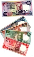 SET SERIE 5 BILLETS PORTUGAL 20 50 100 500 1000 ESCUDOS 1972 P99 100 101 102 103