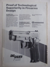 11/1984 PUB SIG SAUER P226 P 226 PISTOLET ARMEE POLICE SUISSE ORIGINAL AD
