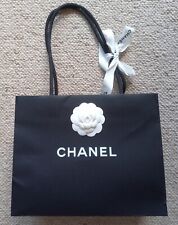 CHANEL sac papier vide + 3 rubans + 1 fleur