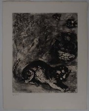 Marc CHAGALL : Le chat et les