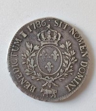 Ecu LOUIS XVI aux branches d'olivier 1786 Pau