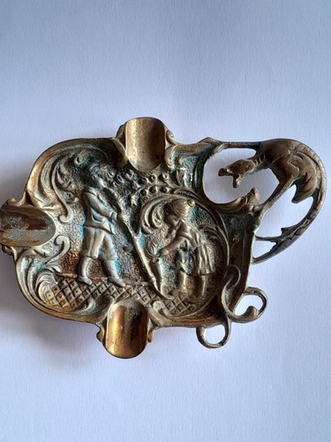 Cendrier vide poche - vide, bronze