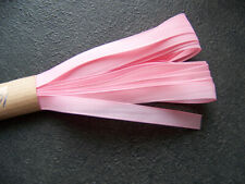 ANCIEN RUBAN GALON TAFFETAS  ROSE - 10 mètres - B 17/2