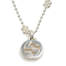 Auth GUCCI Collier G imbriqué