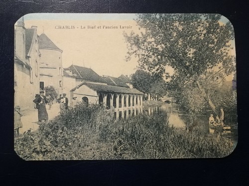 Cpa chablis le bief - cpa,