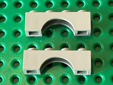2 x LEGO Oldgray light gray