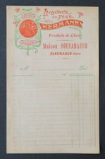 Facture LIQUEUR DU PERE