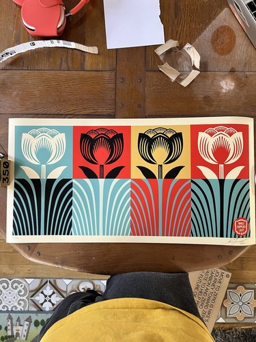 Shepard fairey while - (obey),